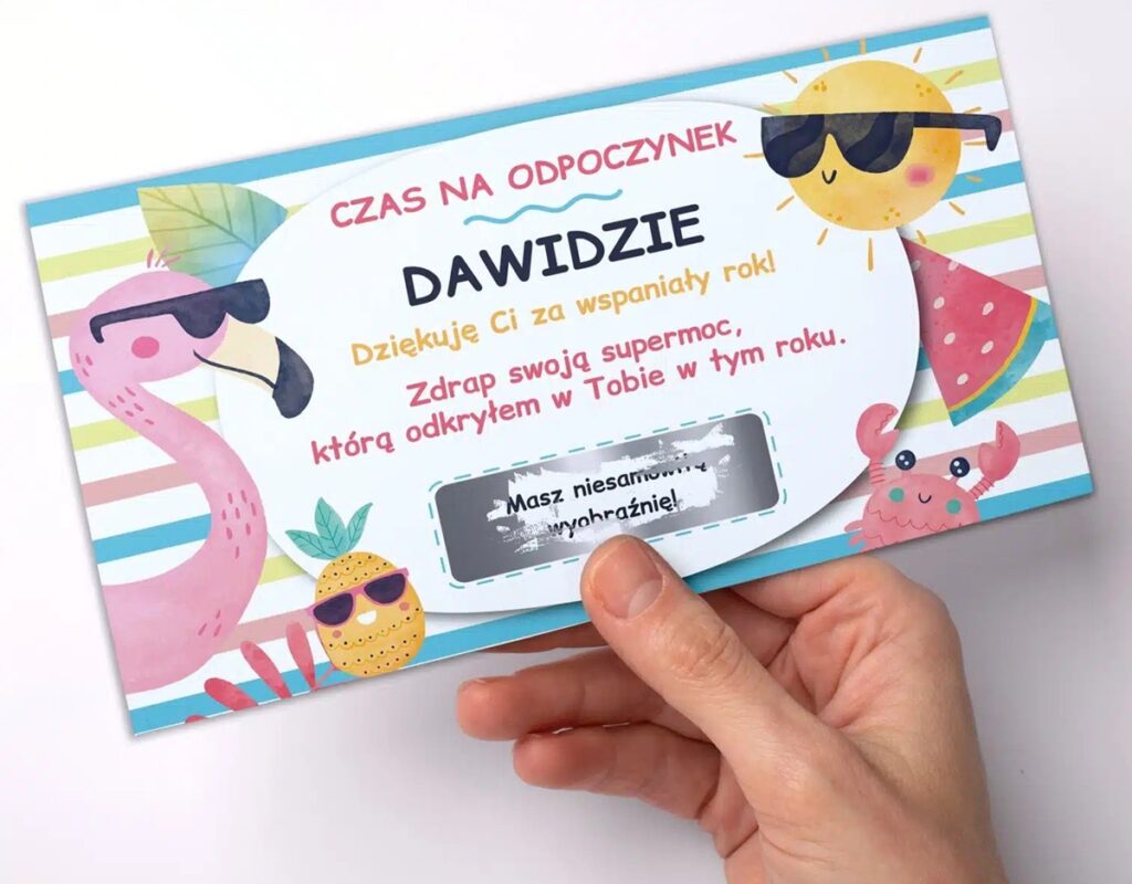 Wakacyjne podziękowania dla dzieci
