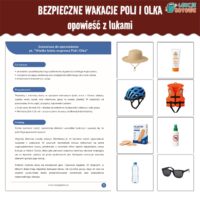 bezpieczne lato poli i olka opowieść z lukami bezpieczne wakacje materiały edukacyjne czerwiec dla dzieci pdf do druku