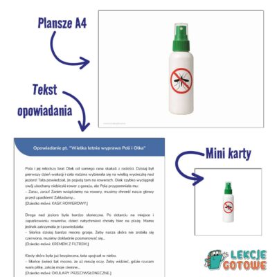 bezpieczne lato poli i olka opowieść z lukami bezpieczne wakacje materiały edukacyjne czerwiec dla dzieci pdf do druku