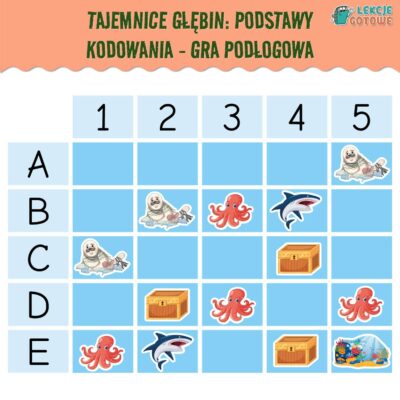 tajemnice głębin gra podłogowa morze oceany podstawy kodowania scenariusz zadania metody aktywizujące dla dzieci zabawy pdf
