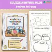 książeczka odkrywania polski polska dziennik wycieczki karty pracy kolorowanki materiały do druku dla dzieci pdf