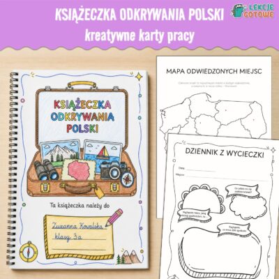 książeczka odkrywania polski polska dziennik wycieczki karty pracy kolorowanki materiały do druku dla dzieci pdf
