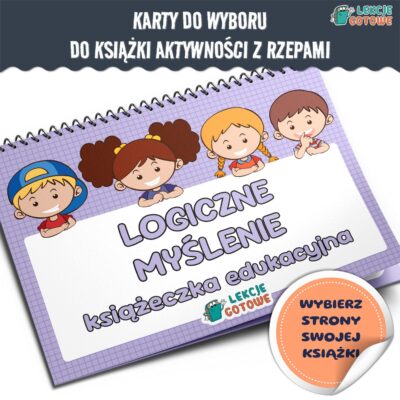 książeczka edukacyjna lamibook "logiczne myślenie"