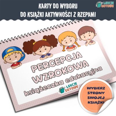 książeczka edukacyjna lamibook "percepcja wzrokowa"