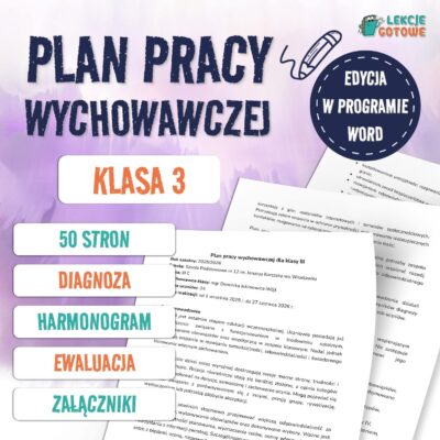 plan pracy wychowawczej dla klasy 3 gotowy do druku