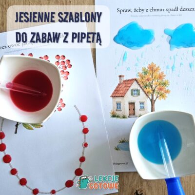 jesienne szablony do zabaw z pipetą pdf
