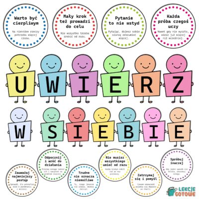 uwierz w siebie gazetka motywacyjna cytaty