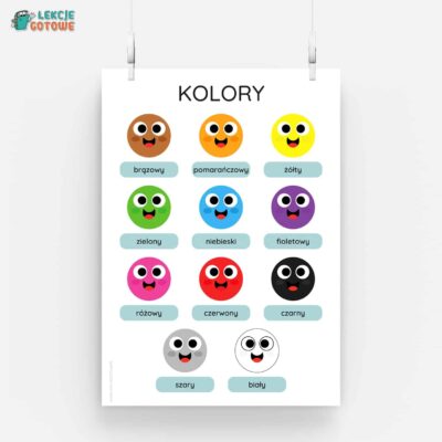 kolory plakaty w różnych rozmiarach a4 a3