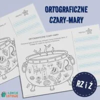 ortograficzne czary-mary karty pracy ortografia rz ż